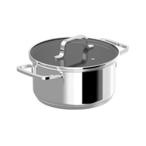 BergHOFF Puodas su stikliniu dangčiu Helix 1315078