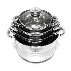 ZILNER 8 dalių puodų rinkinys ZL-8071