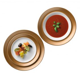 BergHOFF 3 lėkščių rinkinys White & Gold 1698001 - ForKitchen