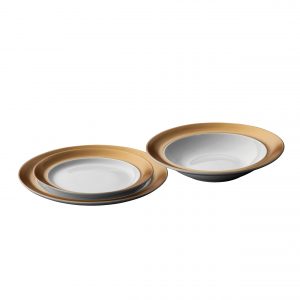 BergHOFF 3 lėkščių rinkinys White & Gold 1698001