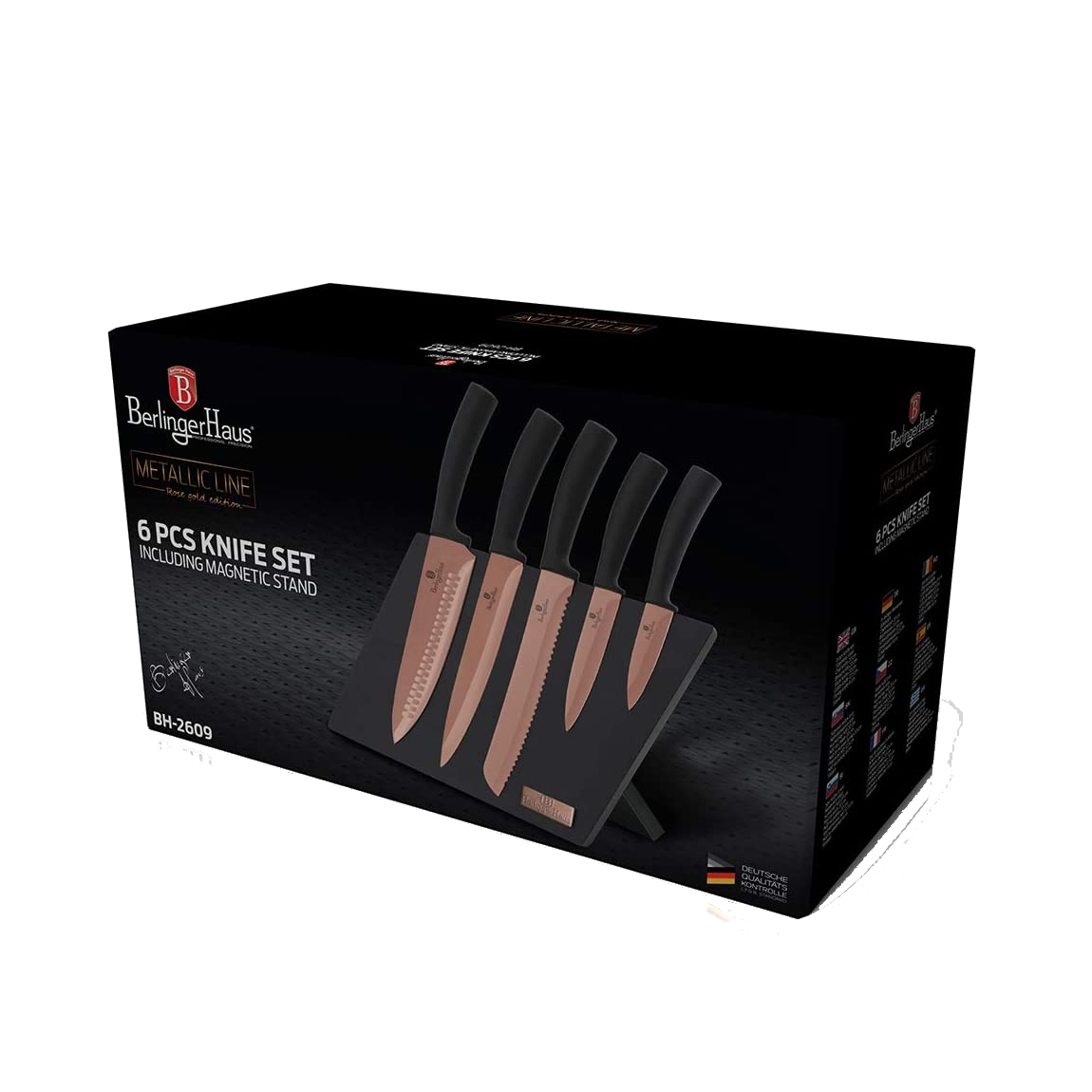 Berlinger Haus 6 dalių Rose Gold peilių rinkinys BH-2609 - Image 4