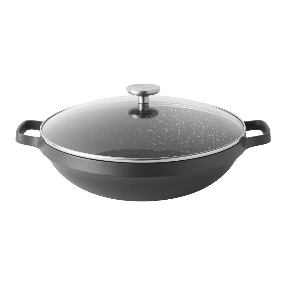 BergHOFF WOK keptuvė GEM su dangčiu 2307316, 32 cm
