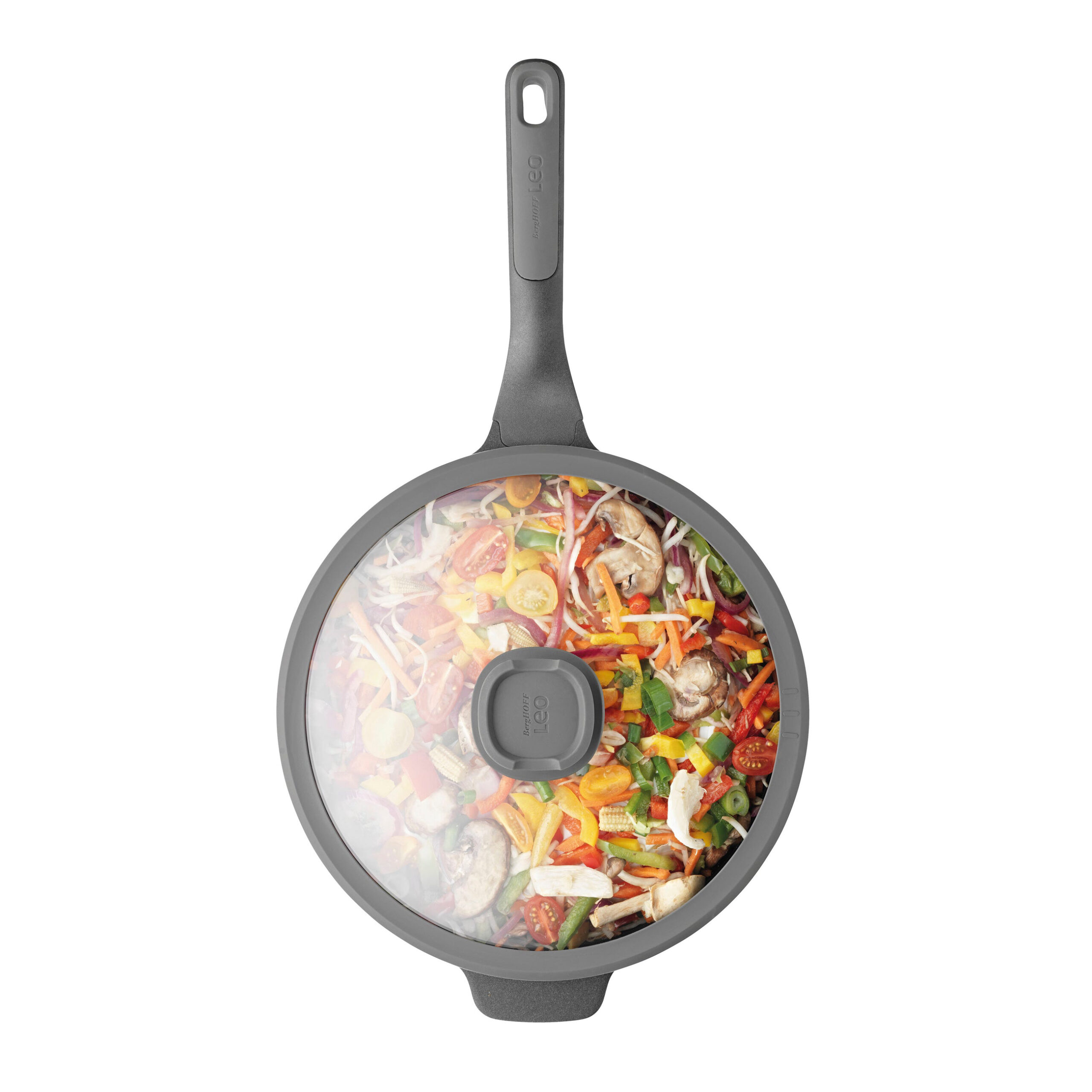 BergHOFF WOK keptuvė su dangčiu Stone Plus 3950596, 28 cm - Image 2