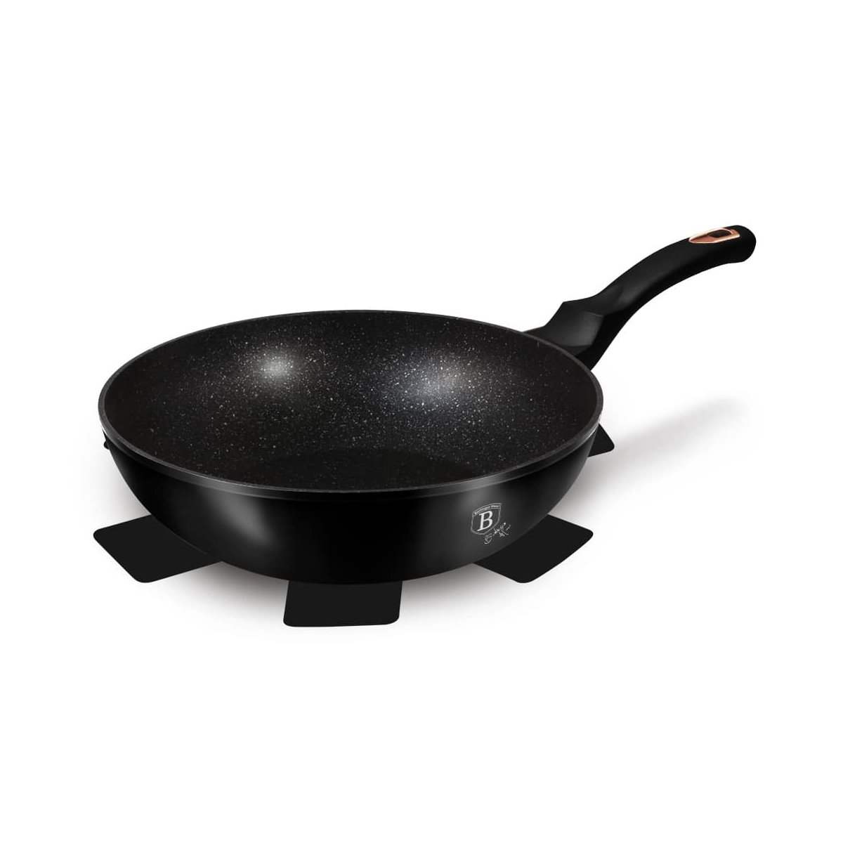 Berlinger Haus WOK keptuvė Black Rose BH-1638N, 28 cm - Image 2