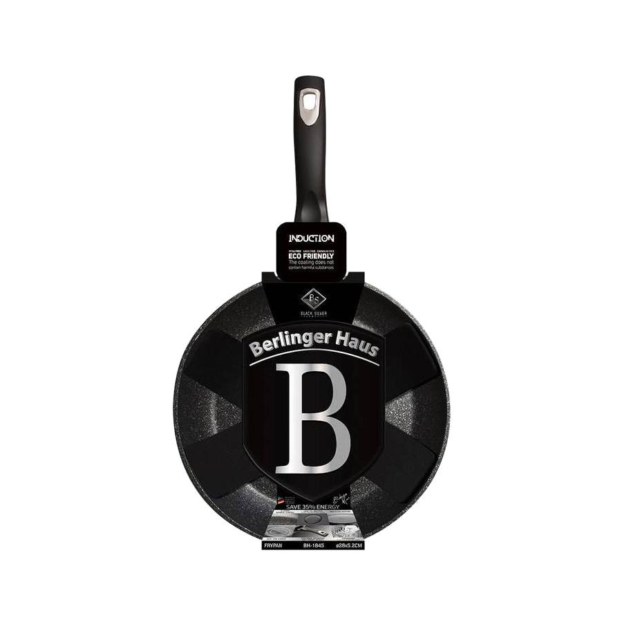 Berlinger Haus Granitinė keptuvė Black Silver 24 cm BH-1844 - Image 3
