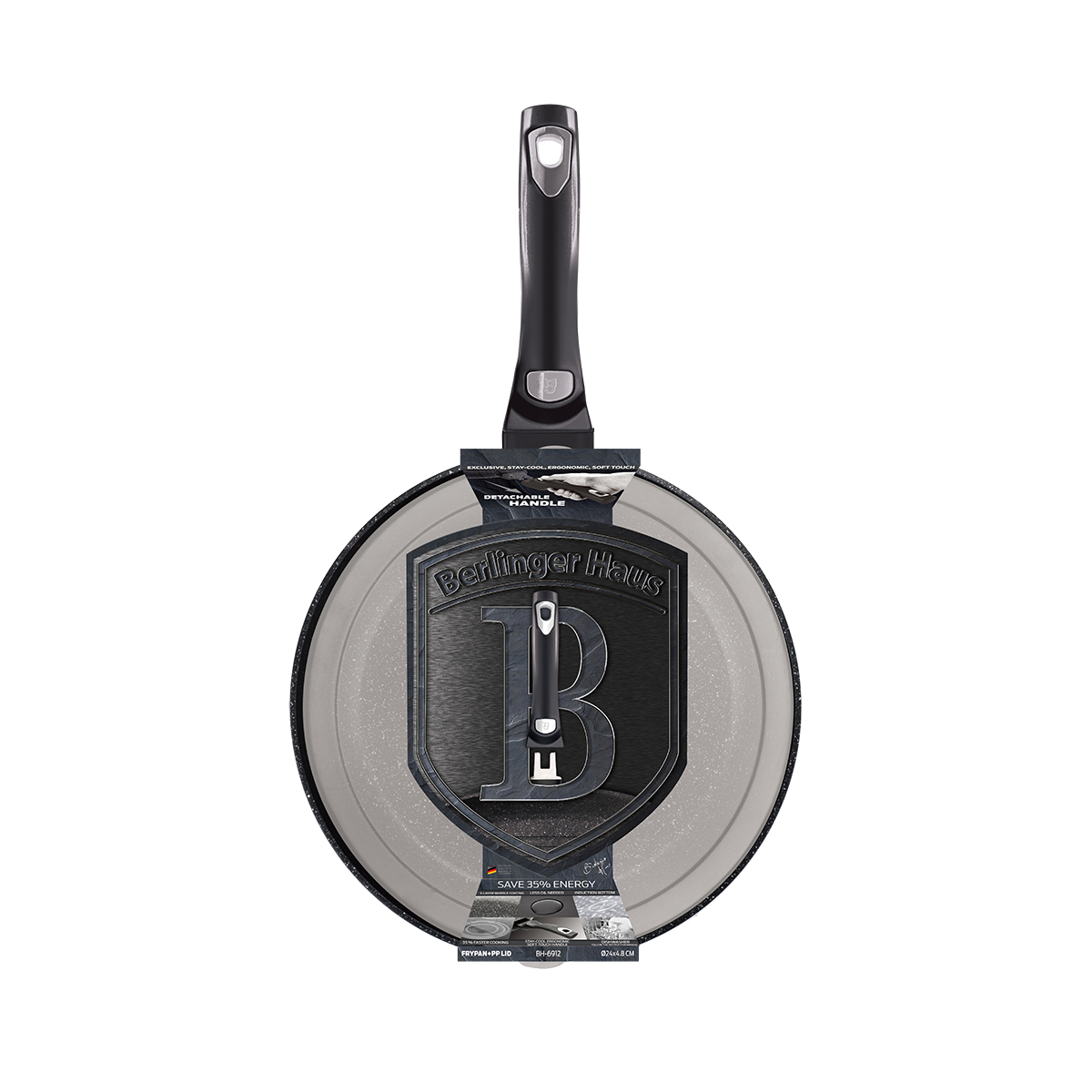 Berlinger Haus Keptuvė Carbon Pro 24 cm BH-6912 - Image 2