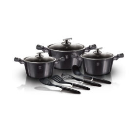 Berlinger Haus 10 dalių puodų rinkinys Carbon Pro BH-6919