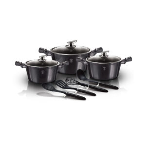 Berlinger Haus 10 dalių puodų rinkinys Carbon Pro BH-6919