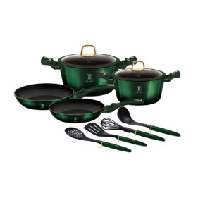 Berlinger Haus Puodų rinkinys Emerald BH-7039