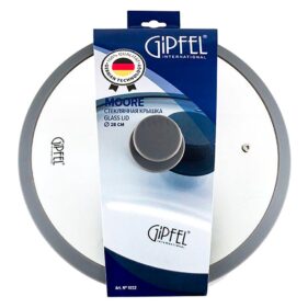 GIPFEL Stiklinis dangtis su silikoniniu kraštu 1032, 28cm