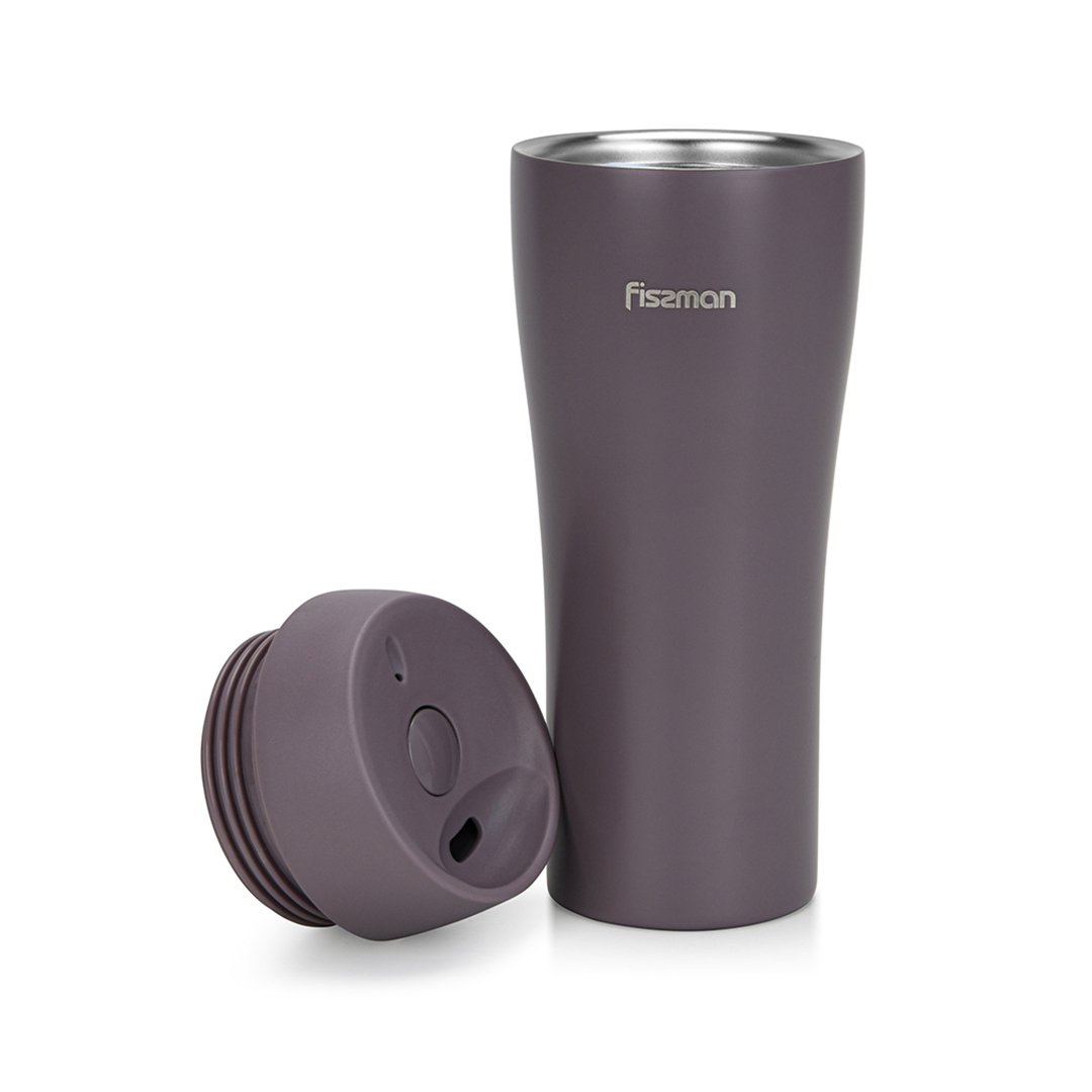 Fissman Termosinis puodelis Brown 9890, 420ml - Image 2