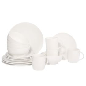 GIPFEL Porcelianinių indų rinkinys Blanche 51038, 16 dalių