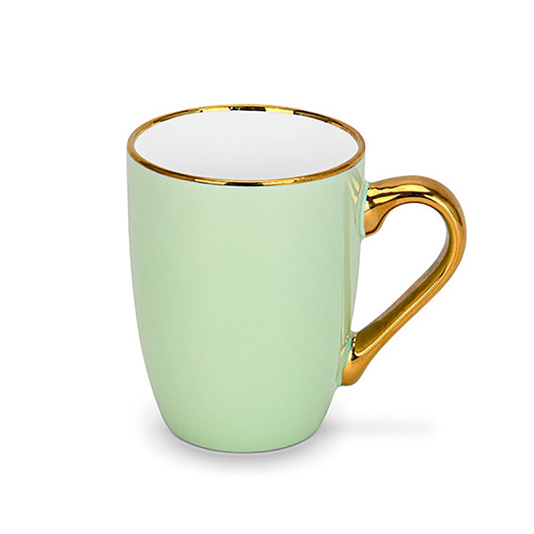Fissman Porcelianinis puodelis Light Green 19197, 360ml