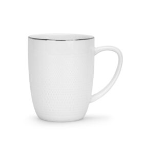 Fissman Porcelianinis puodelis Platinum 14089, 330ml