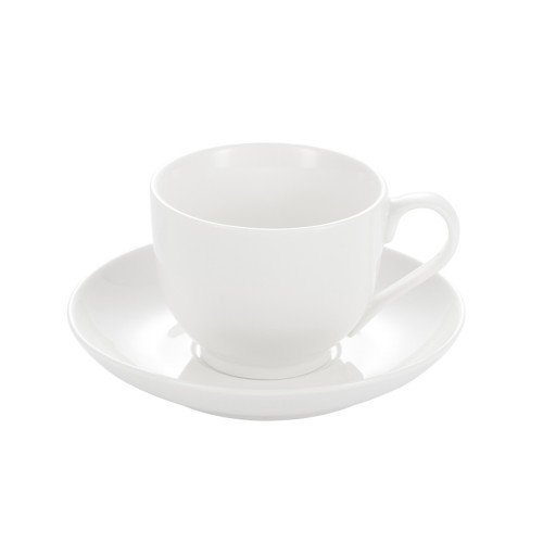 GIPFEL Porcelianinis puodelis su lėkštute Blanche 51035, 250ml