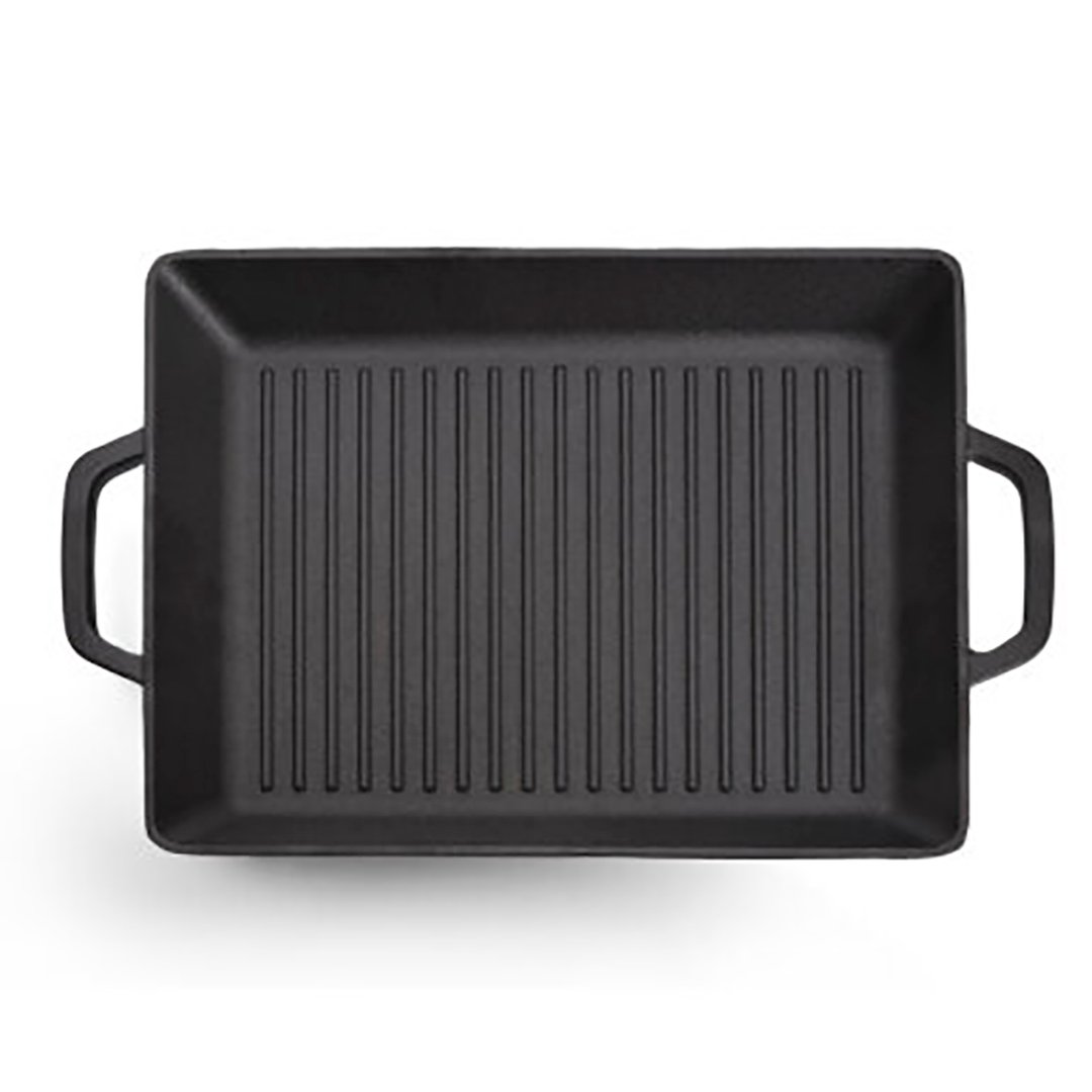 Fissman Stačiakampė ketaus keptuvė grill 4136