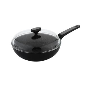 NOIS Wok keptuvė su dangčių Silver N-830904, 28cm